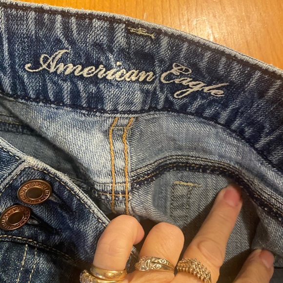 Ladies “AMERICAN EAGLE” blue jeans - Picture 5 of 8